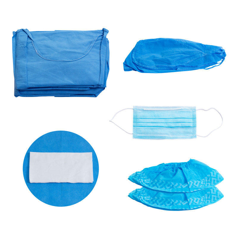 Disposable sterile dental implant drape pack surgical kit