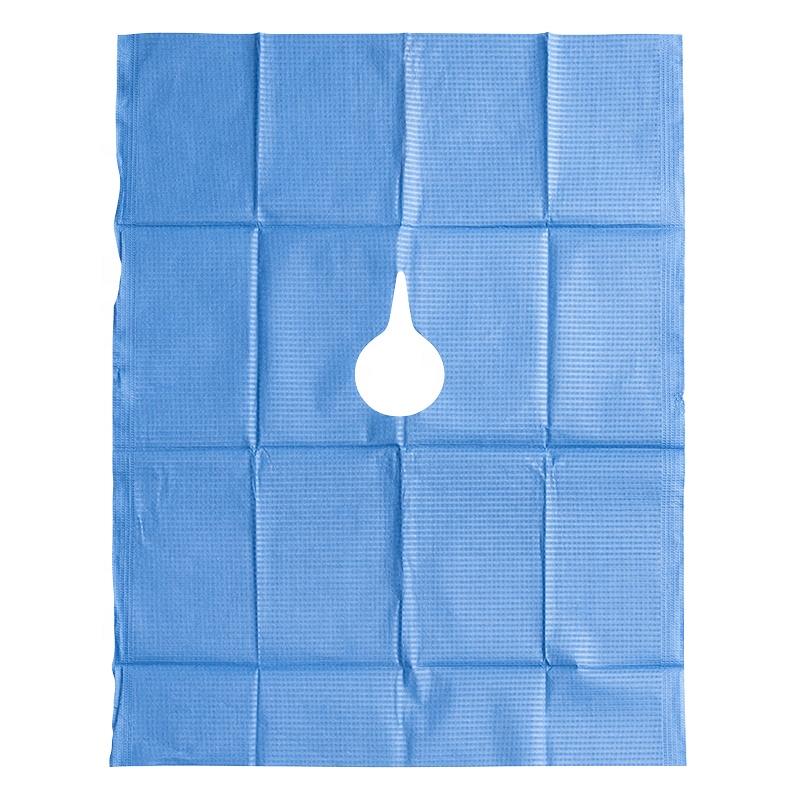 Disposable examination protective fenestrated drape waterproof dental