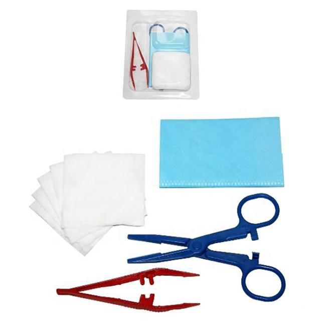 Disposable wound dressing set medical Procedure Wound Care Kit Basic Dressing Pack Sterile