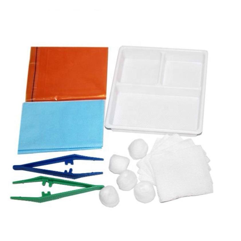 sterile disposable basic dressing pack medical wound dressing set kit surgical dressing pack