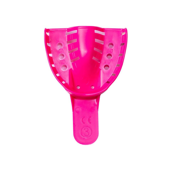 Disposable impression trays pink plastic impression tray dental impression tray