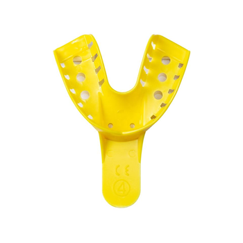 Disposable impression trays yellow ABS plastic impression tray dental impression tray