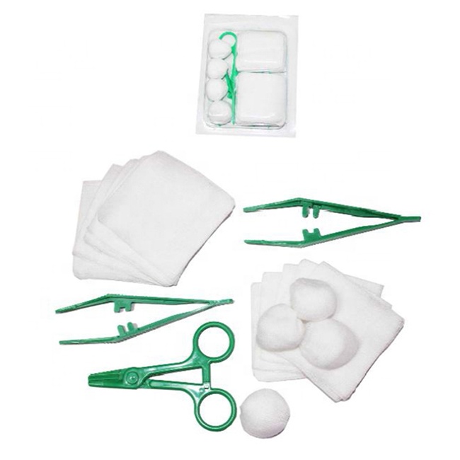 How to properly store and use the Sterile Basic Dressing Kit to ensure its sterility?